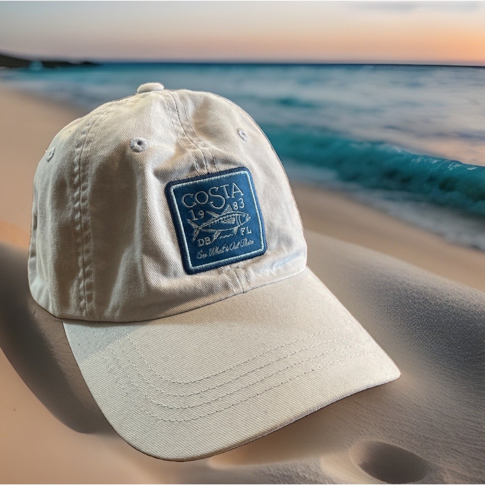 Costa 1983 DB Florida Adjustable Cap Gray See What's Out There